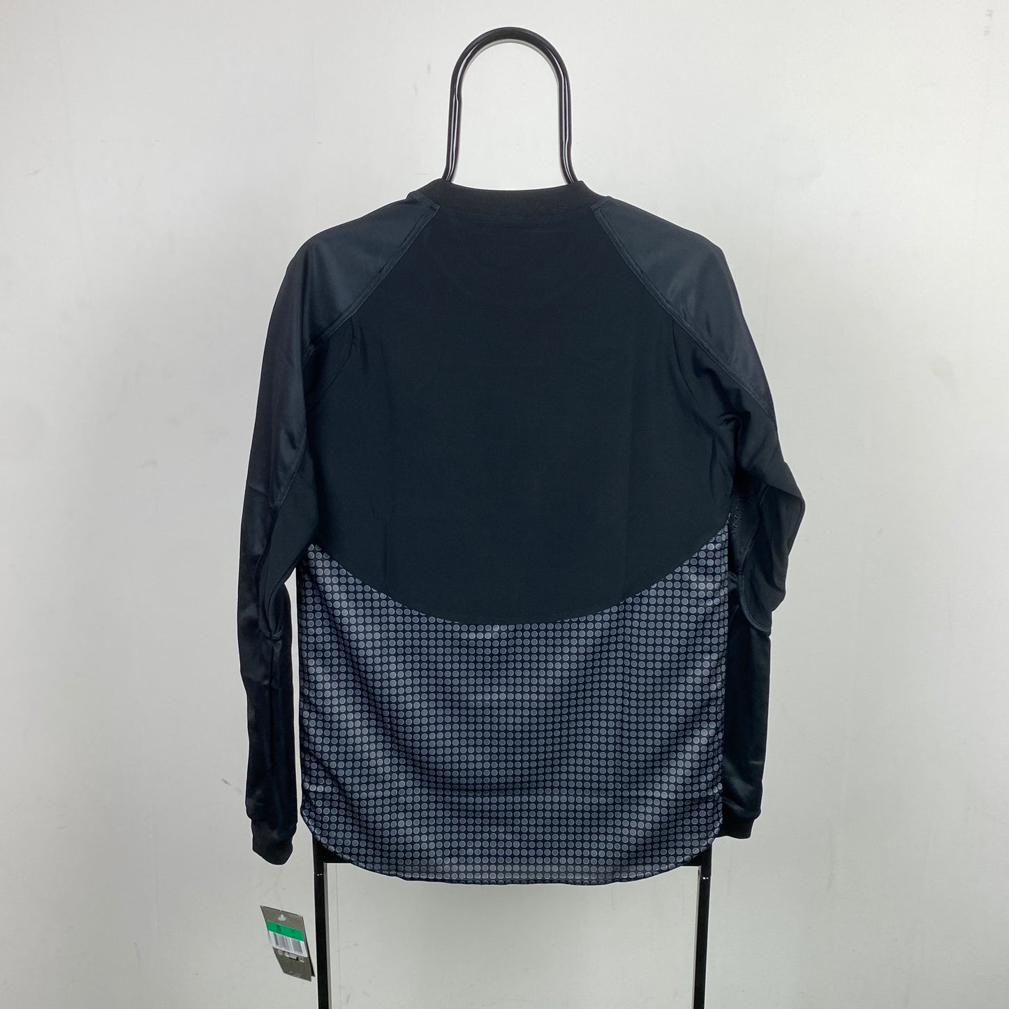 90s Nike Leeds Goalkeeper Football Shirt T-Shirt Black Small