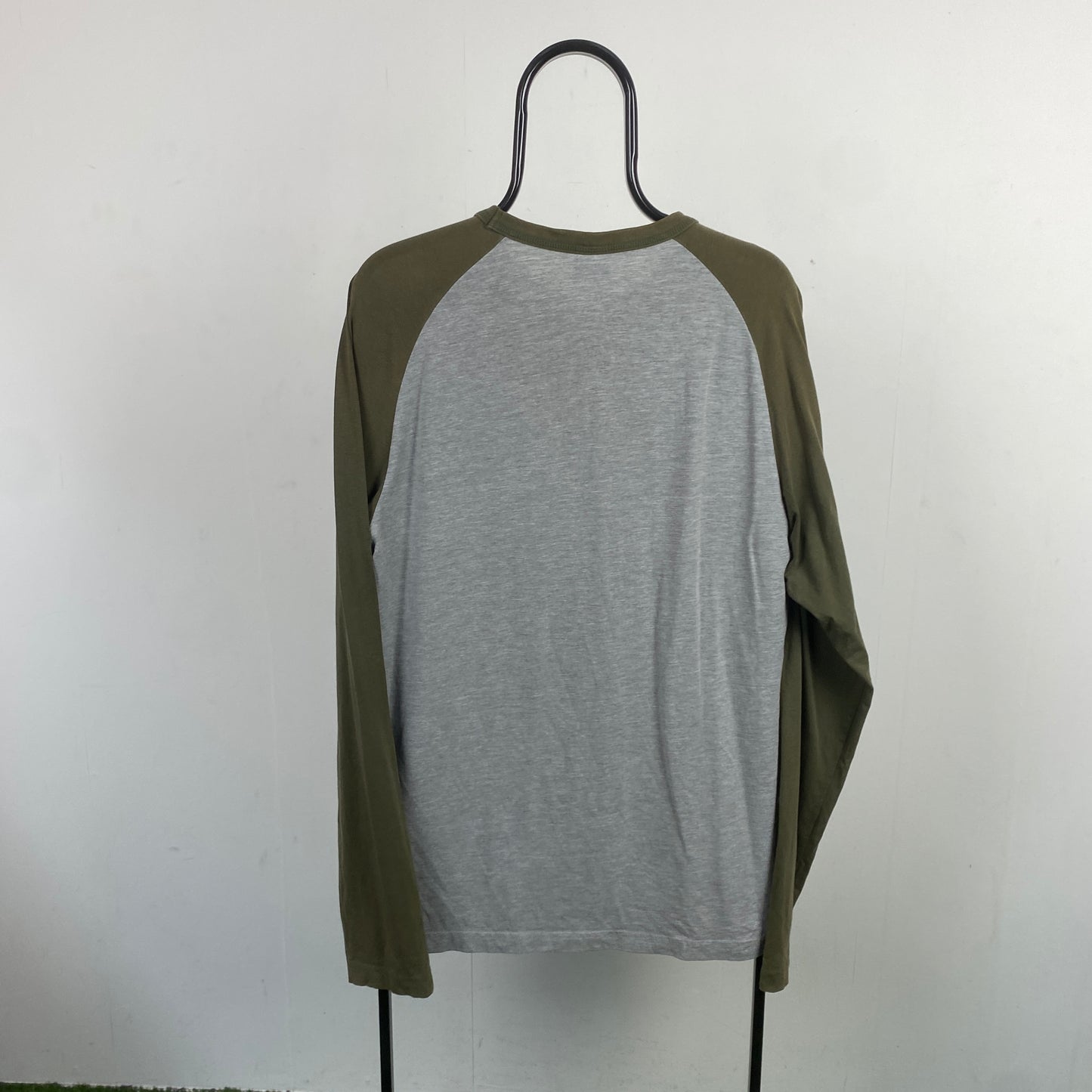 00s Nike Long Sleeve T-Shirt Grey Large