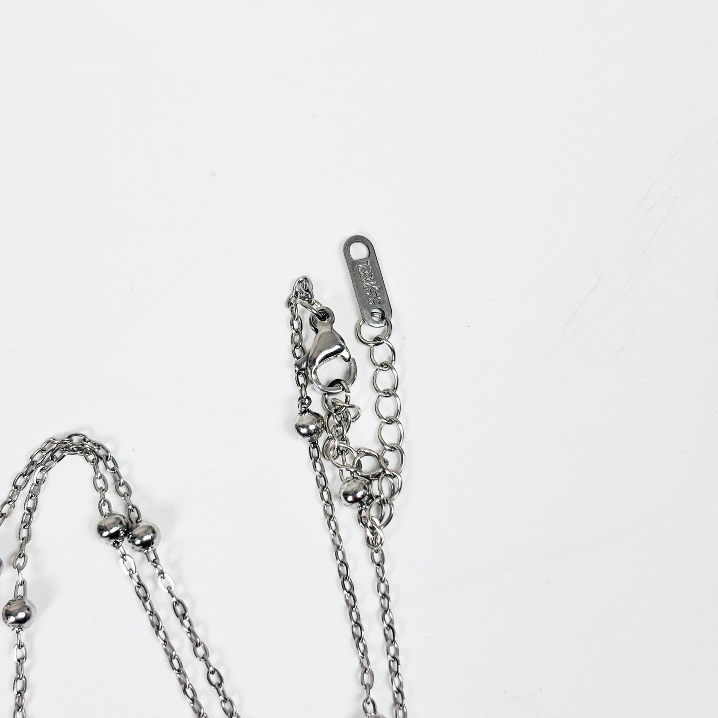Seashell Charm Necklace Stainless Steel