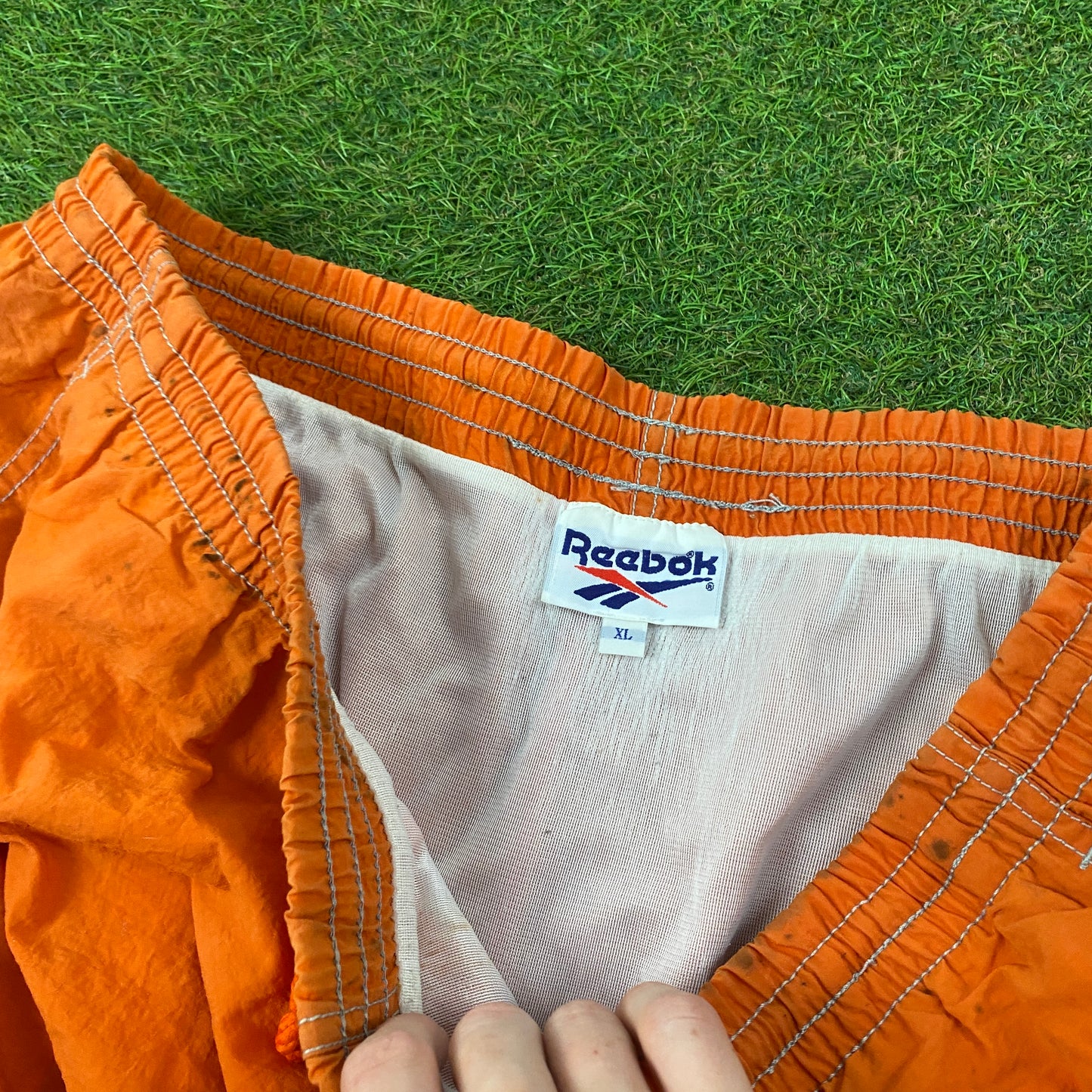 Retro Reebok Surf Shorts Orange XL