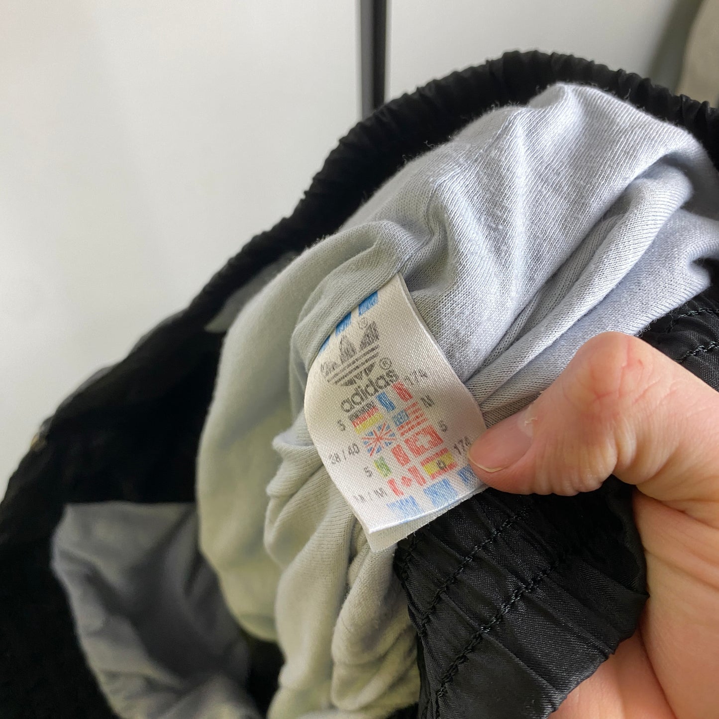 90s Adidas Windbreaker Jacket Black Medium