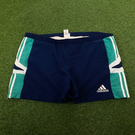 90s Adidas Shorts Blue XXL