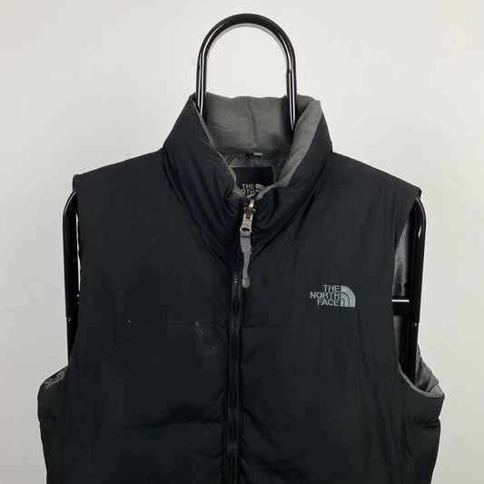 00s The North Face Puffer Gilet Jacket Black Medium