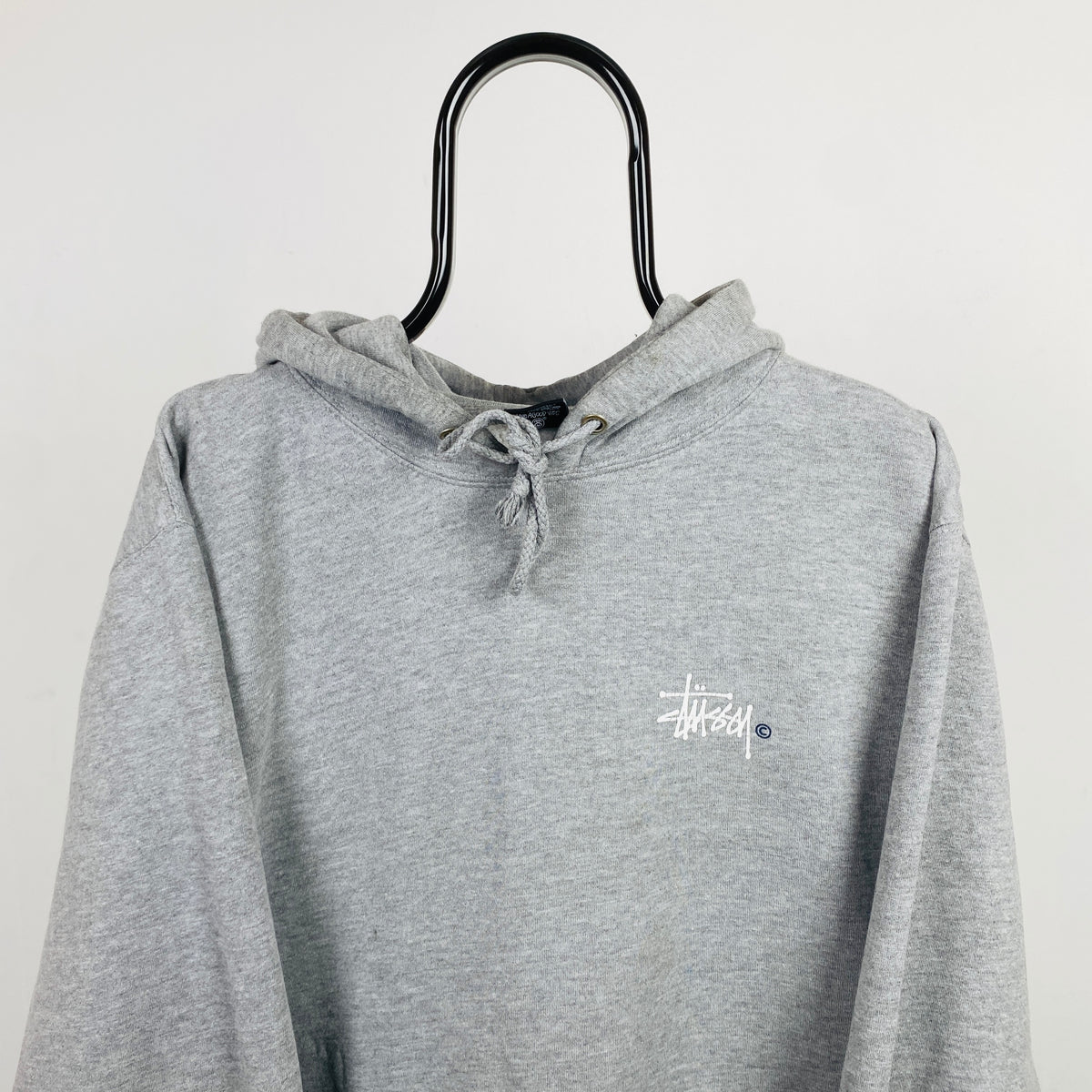 Retro 00s Stussy Hoodie Grey XL – Clout Closet