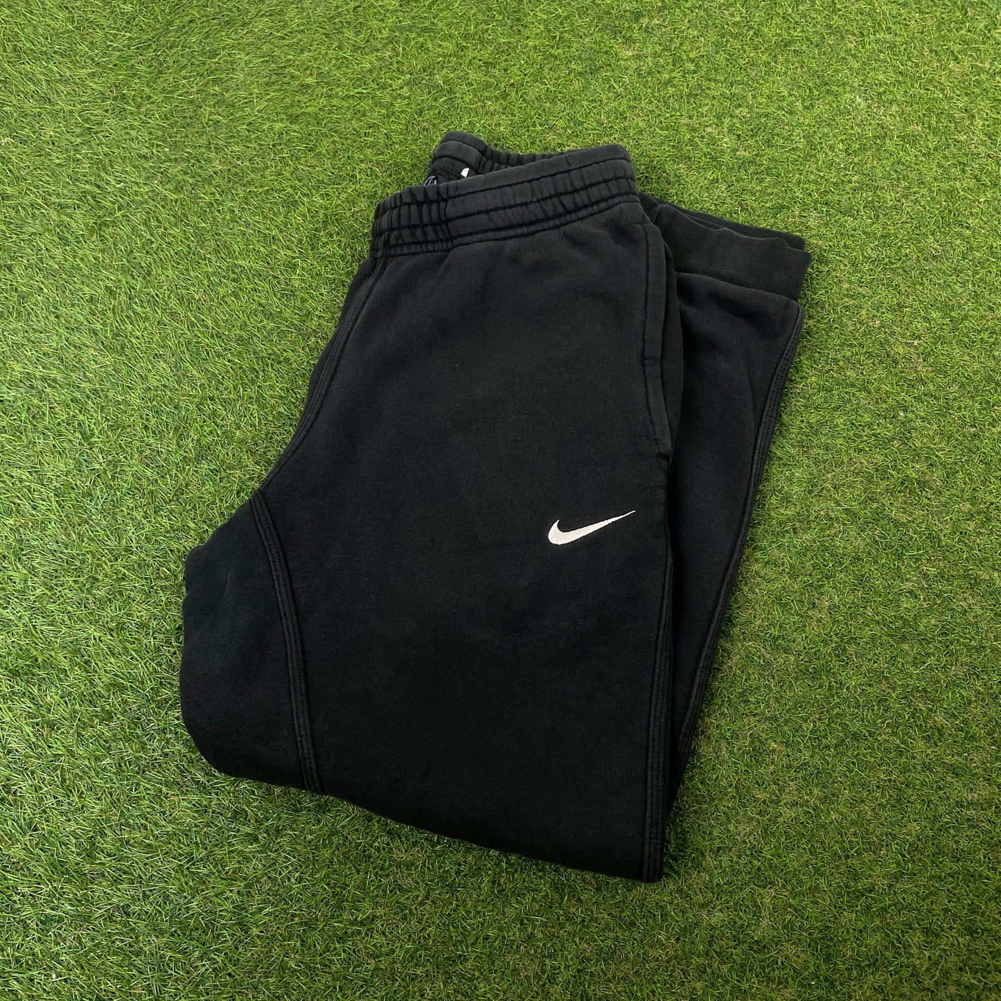 00s Nike Cotton Joggers Black Small