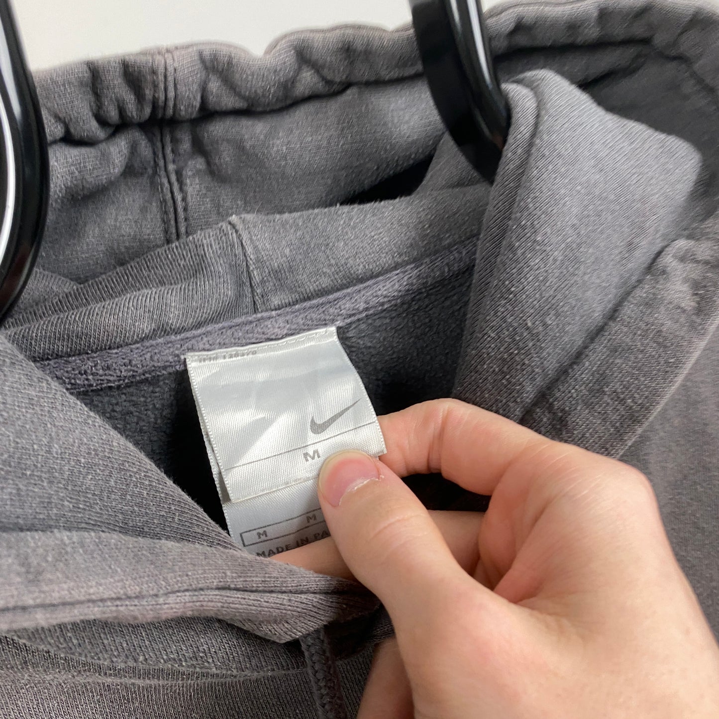 00s Nike Cross Country Running Hoodie Grey Medium