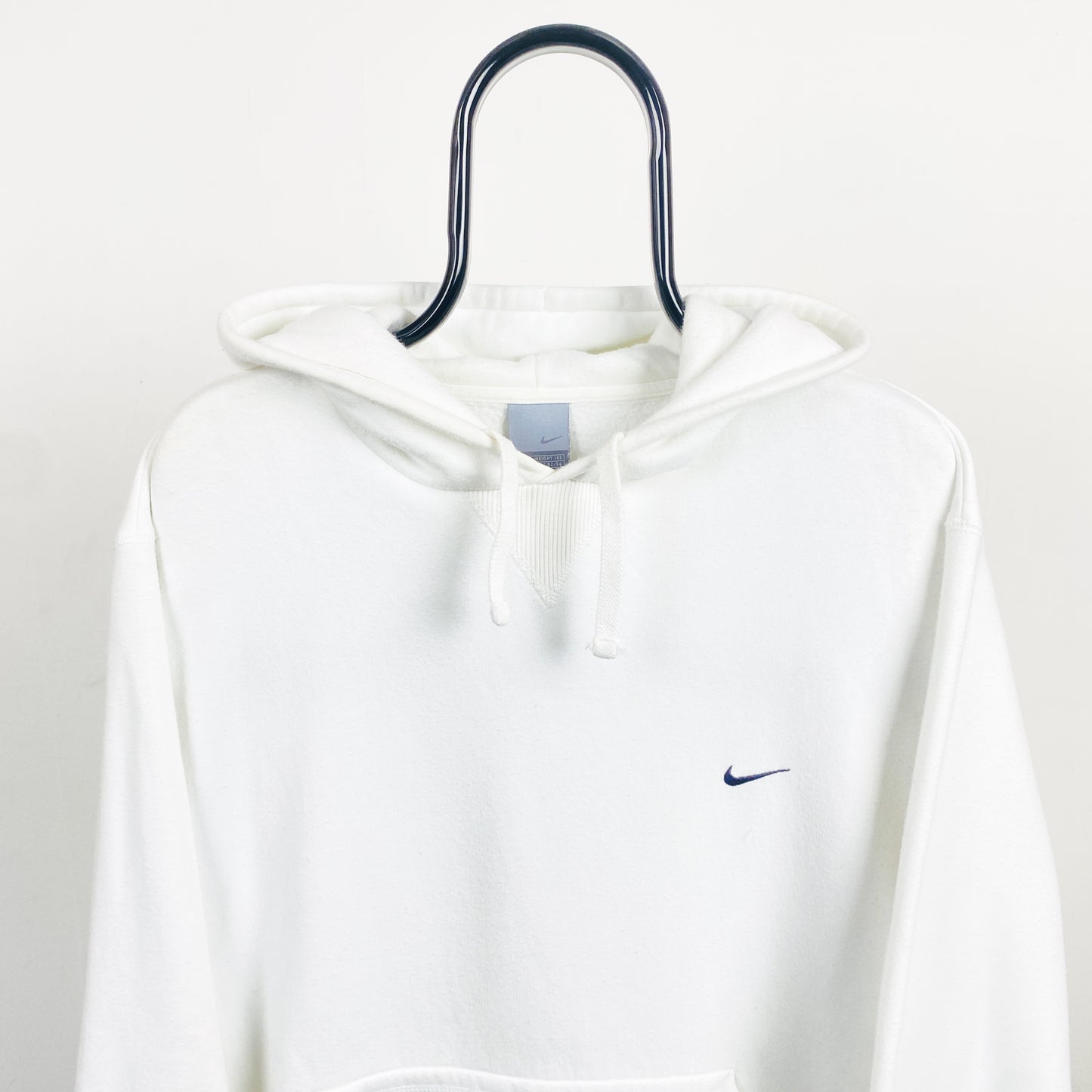00s Nike Heavyweight Hoodie White Large
