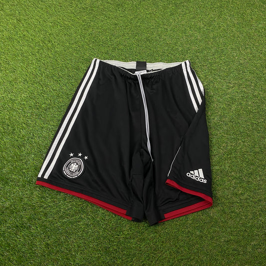 00s Adidas Germany Football Shorts Black Medium