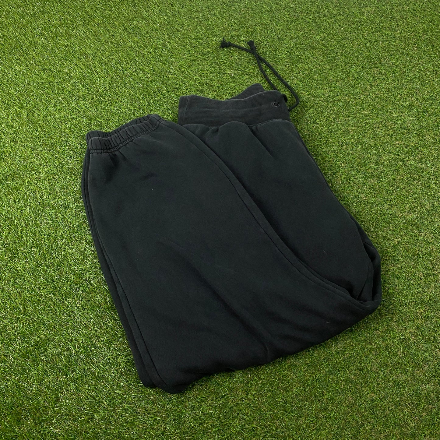 00s Nike Wide Leg Cotton Joggers Black Medium