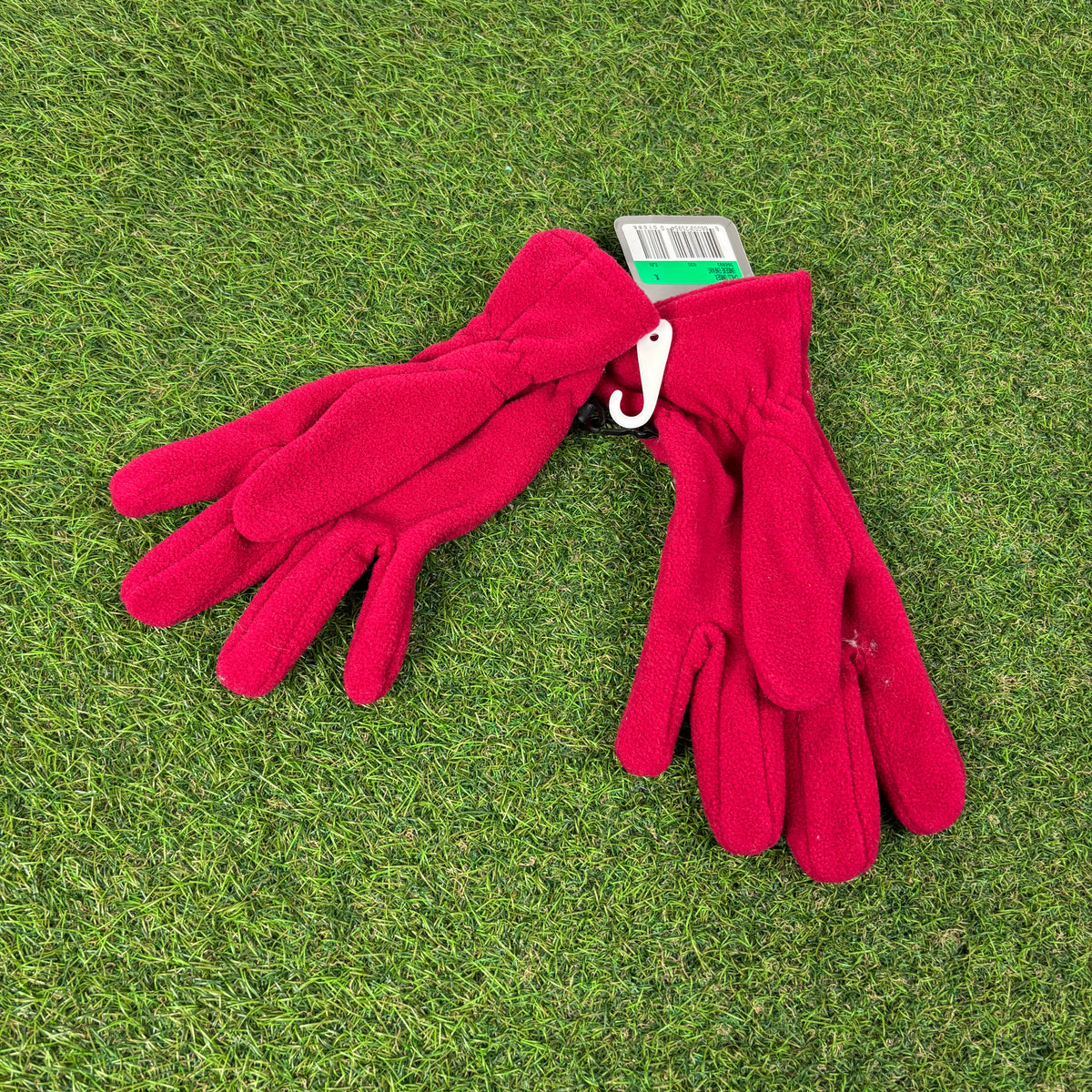 90s Nike Fleece Gloves Red