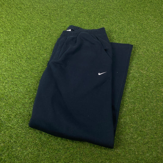 00s Nike Wide Leg Cotton Joggers Blue XXL
