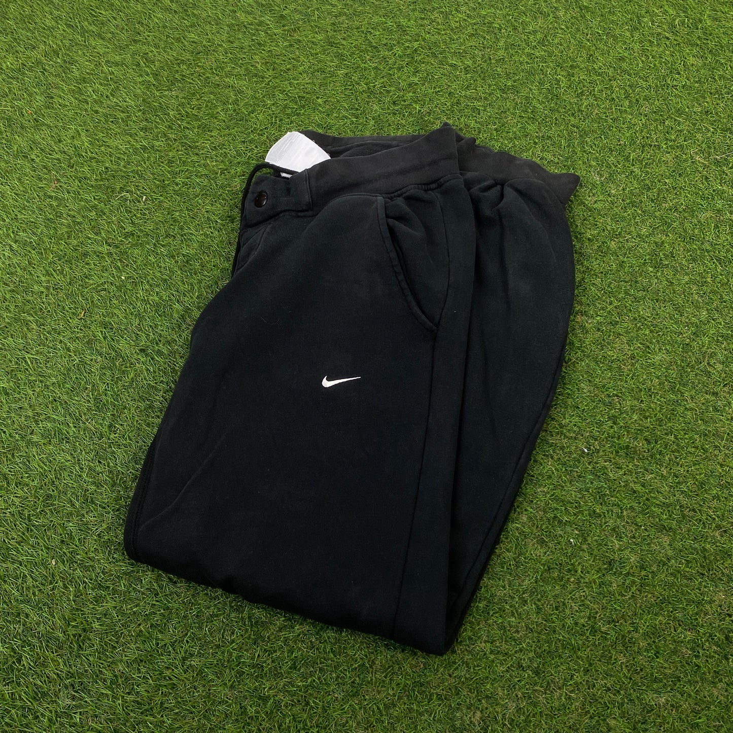 00s Nike Cotton Joggers Black Small