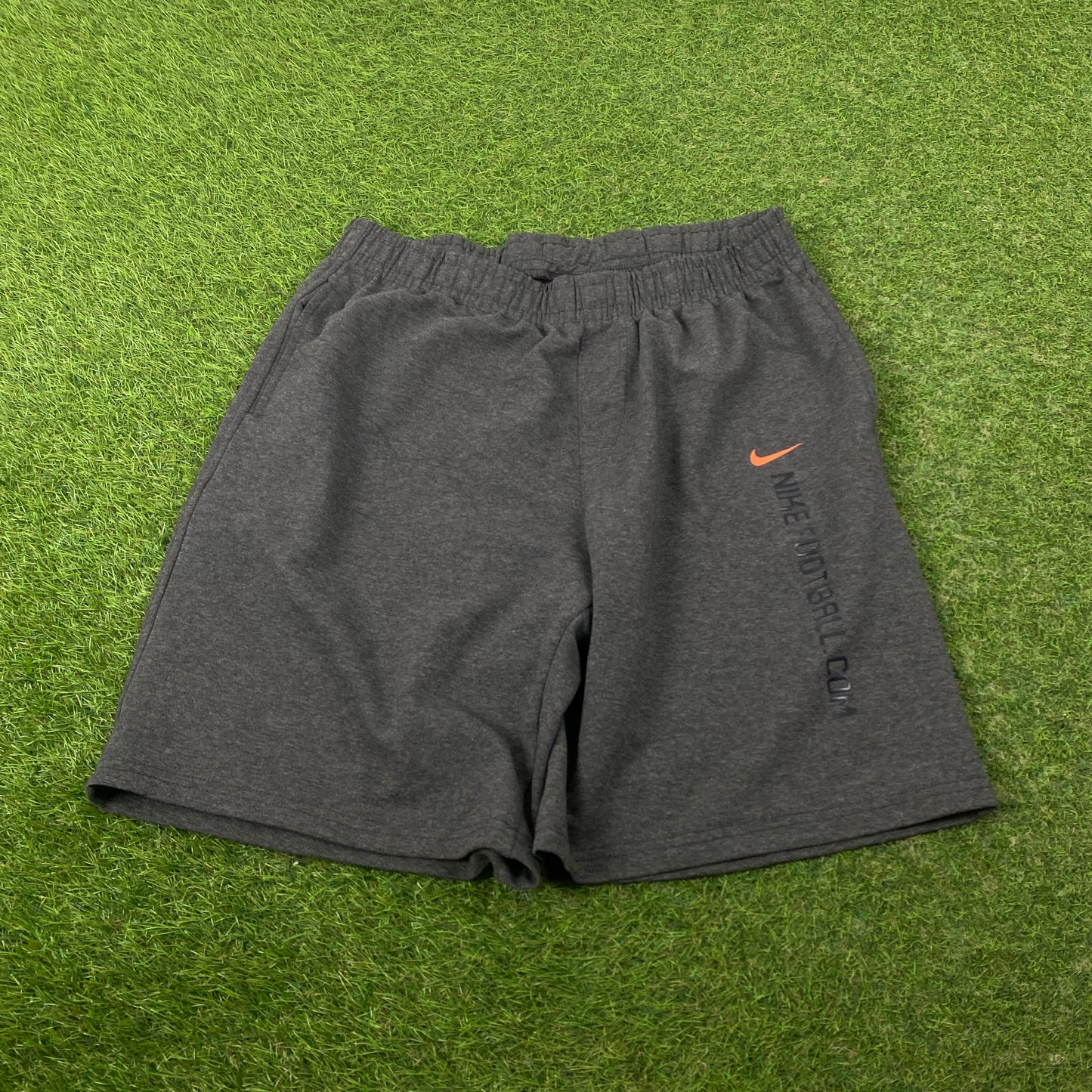 00s Nike Cotton Shorts Grey Medium