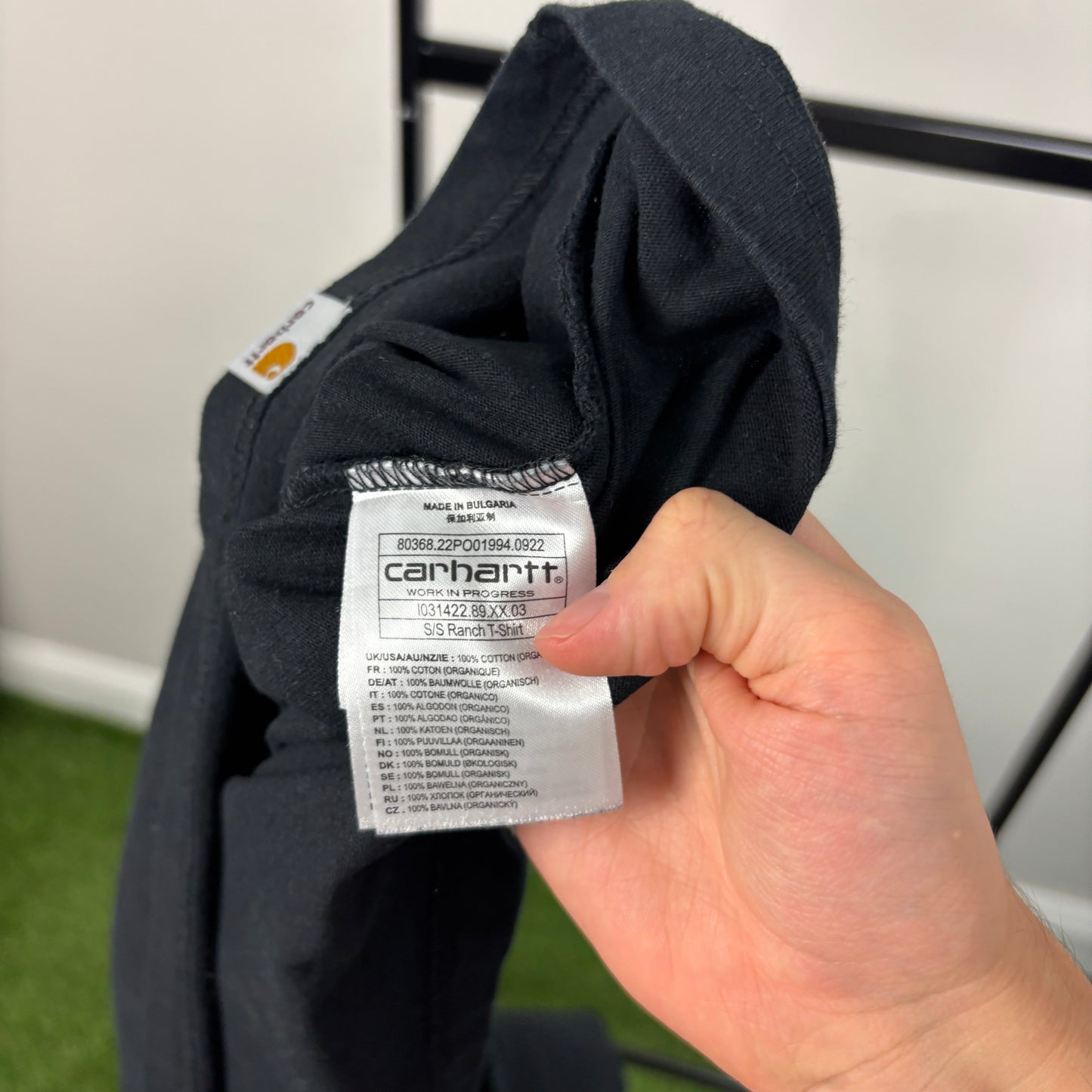 00s Carhartt Ranch T-Shirt Black XL