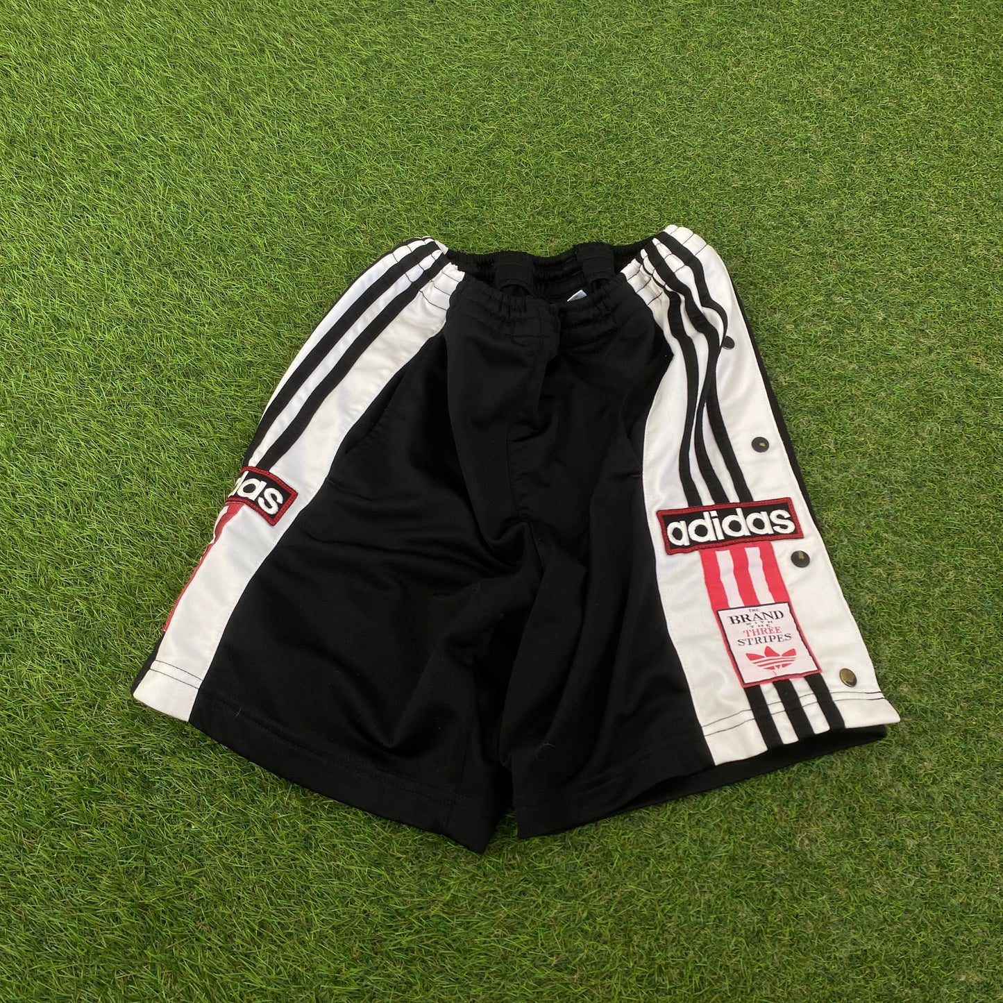 90s Adidas Popper Shorts Black Small