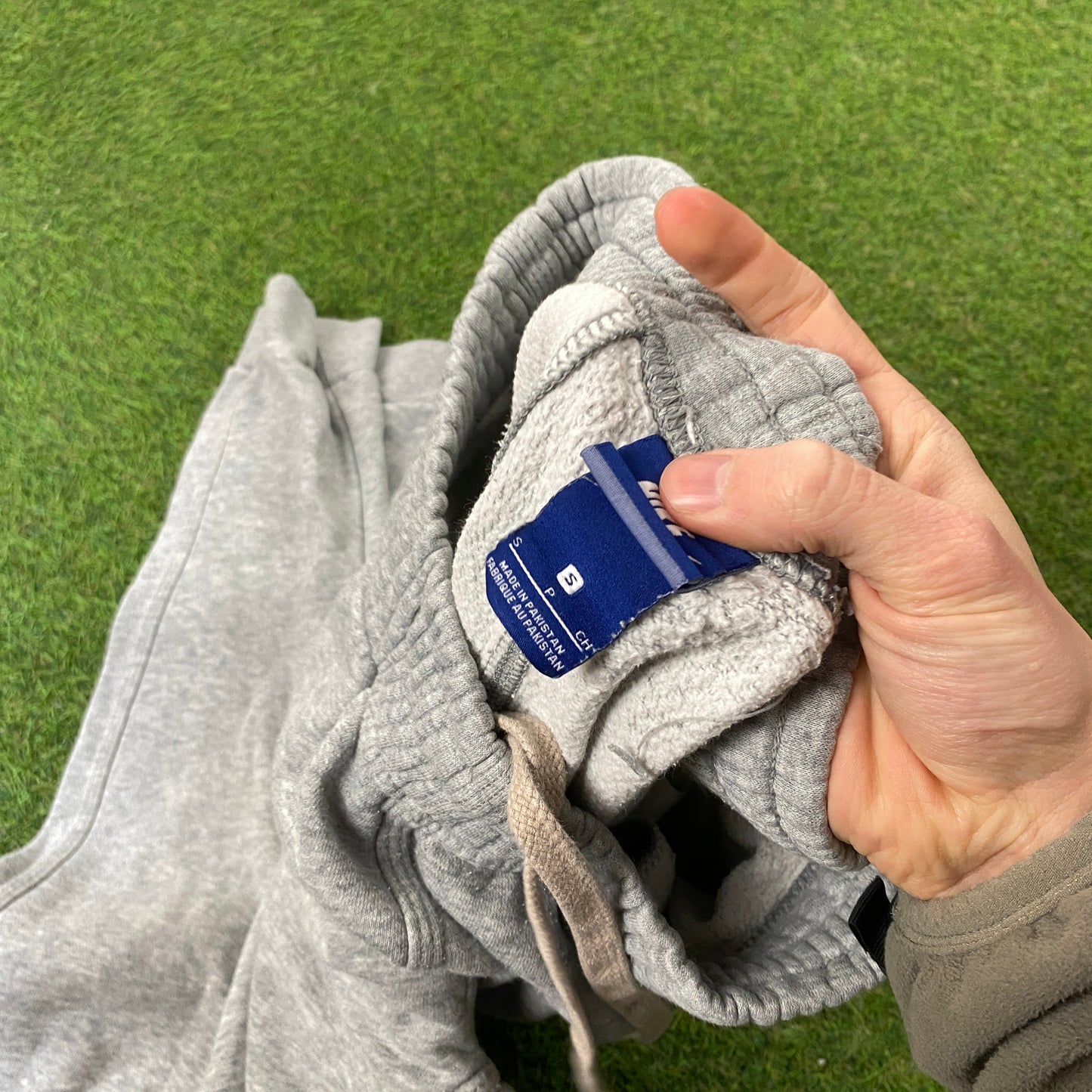 00s Nike Cotton Joggers Grey Small