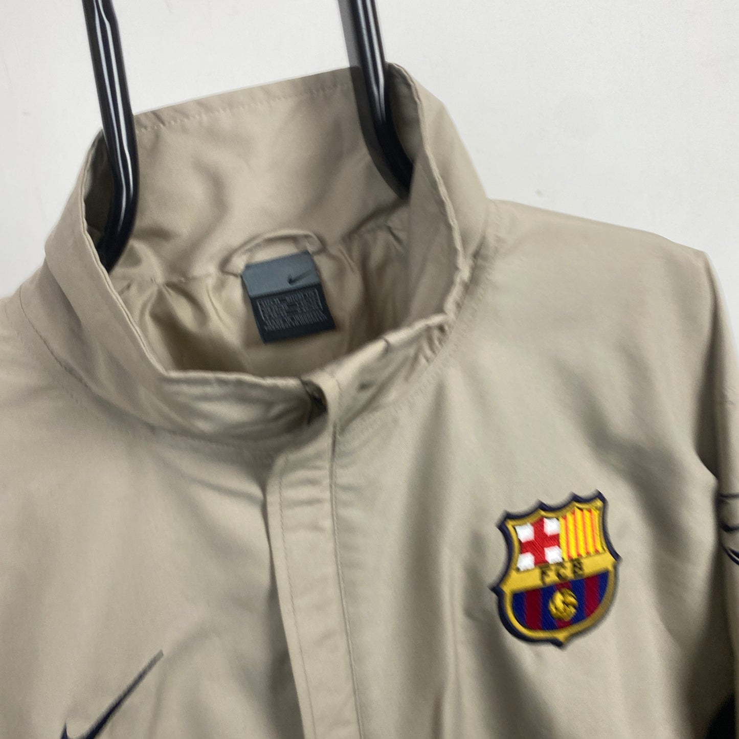 90s Nike Barcelona Windbreaker Jacket Brown Medium