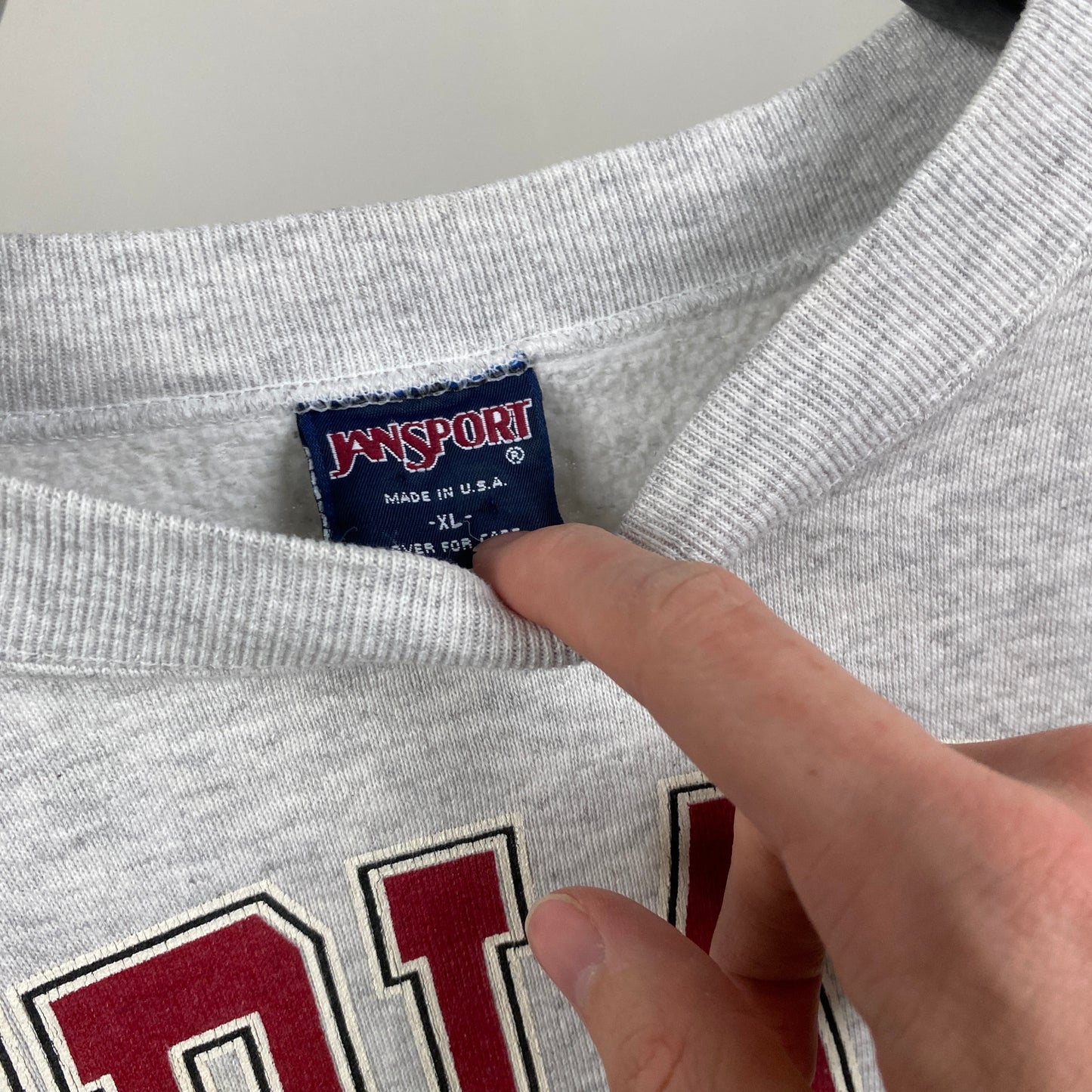 Retro 00s Indiana University Sweatshirt Grey XL