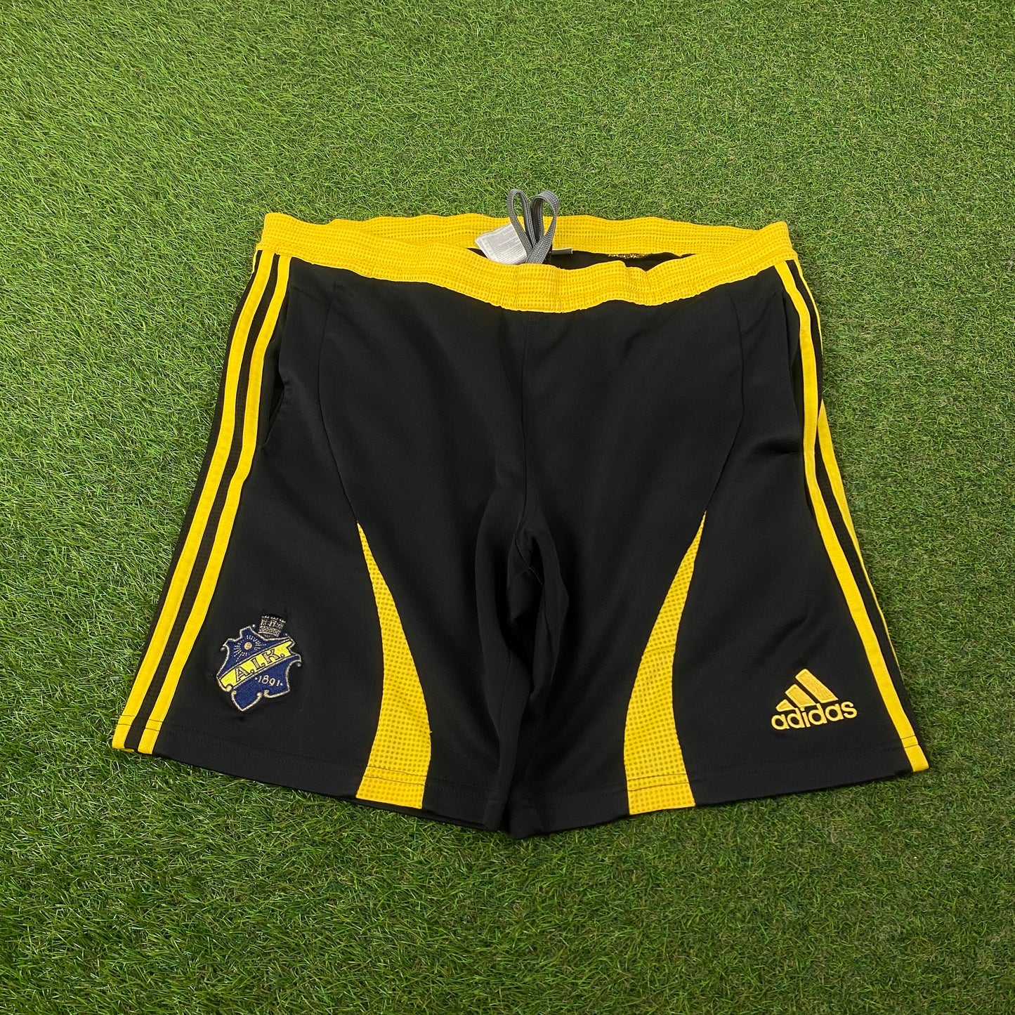 00s Adidas AIK Football Shorts Black Medium