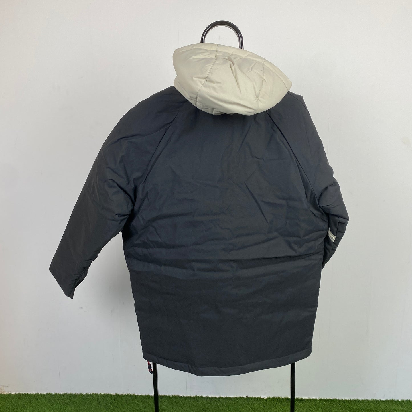 00s Nike Puffer Jacket Grey Small