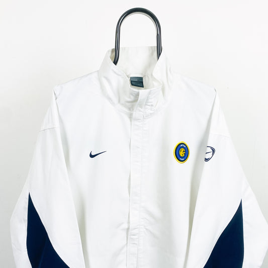 00s Nike Inter Milan Windbreaker Jacket White XL