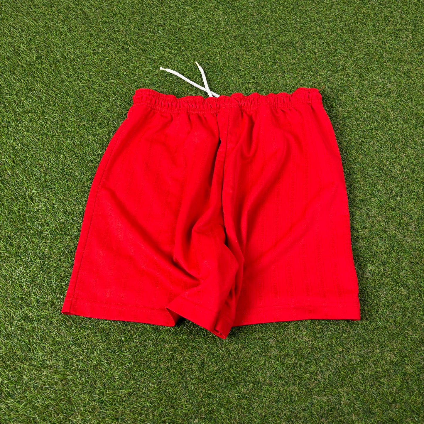 00s Umbro Football Shorts Red Small