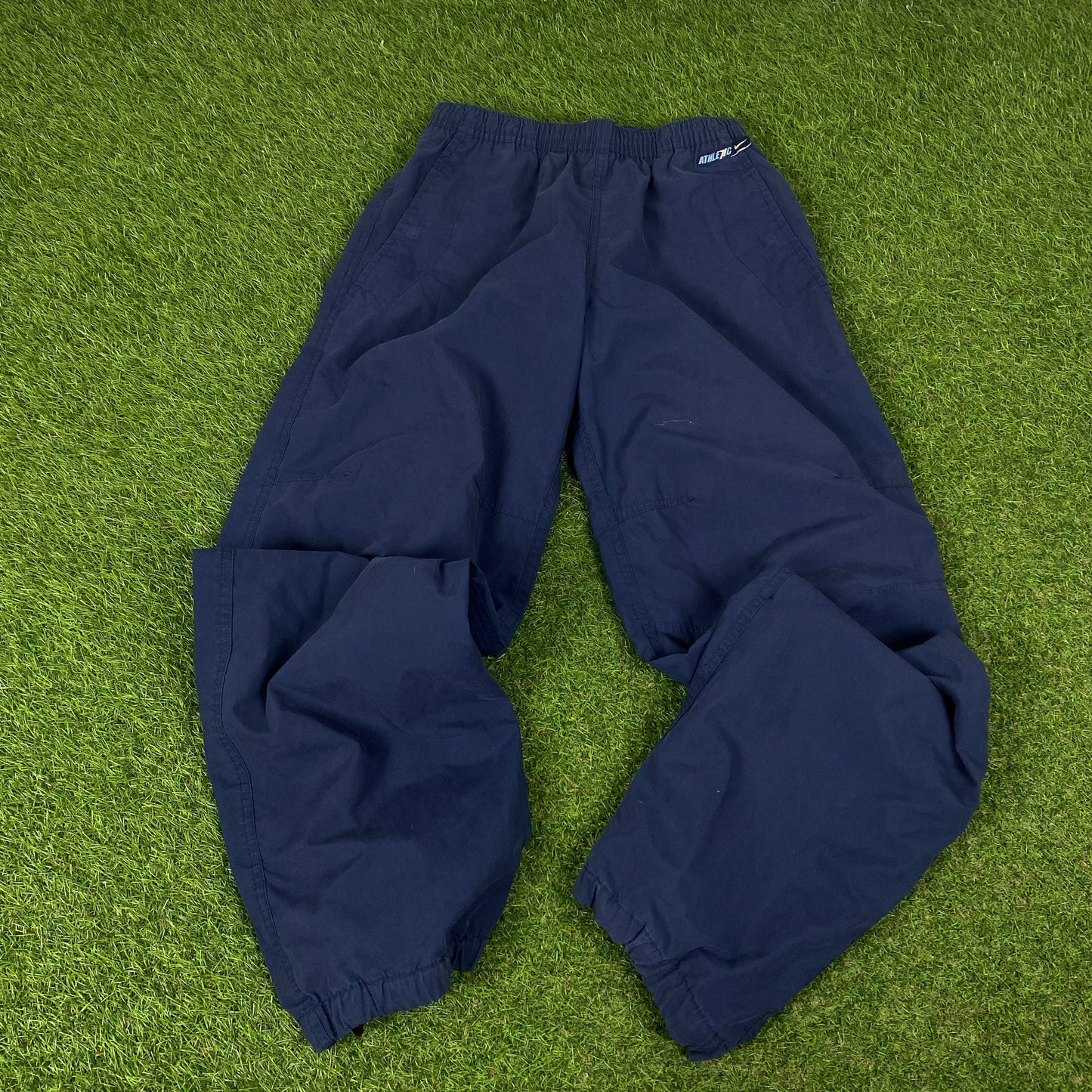 90s Nike Sphere Dry Windbreaker Jacket + Joggers Set White Womens Medium