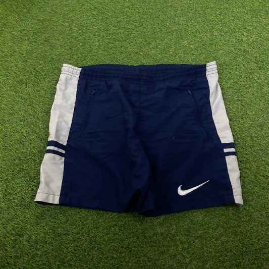 90s Nike Piping Shorts Blue XXL