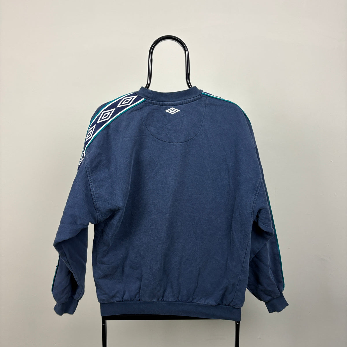 90s Umbro Everton Sweatshirt Blue Small