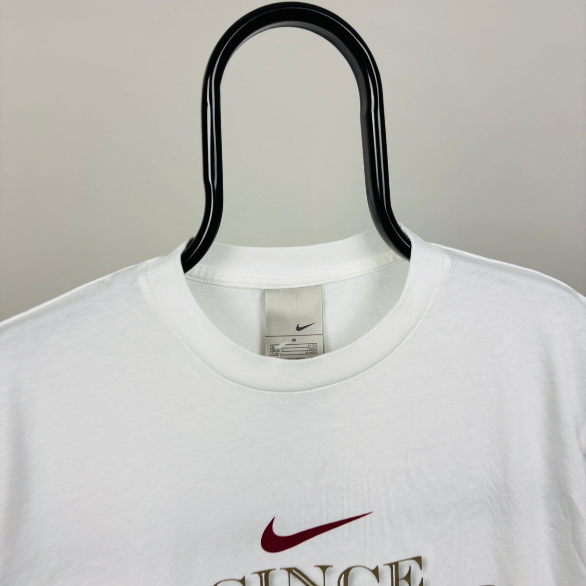00s Nike Roman Numerals T-Shirt White Medium