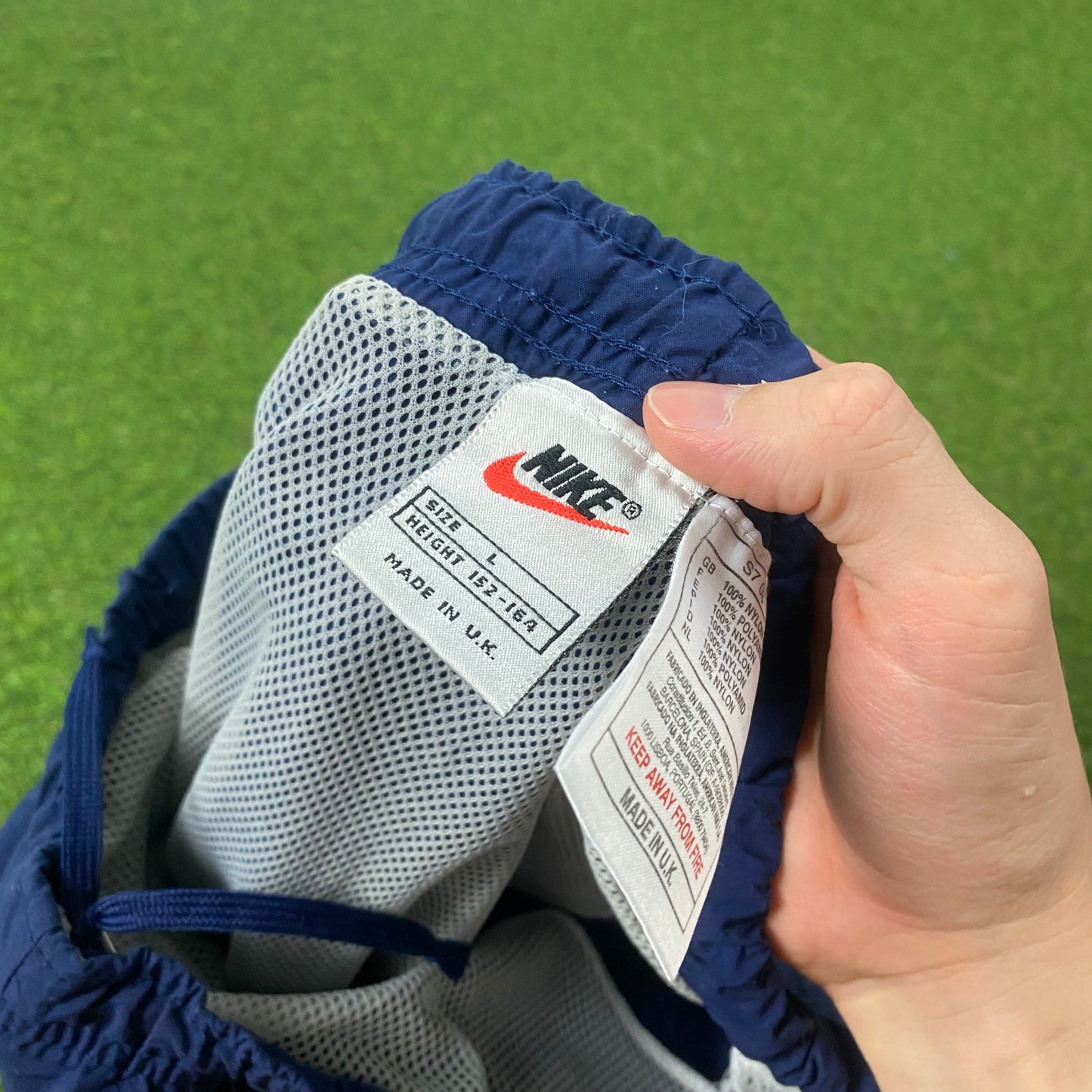 90s Nike Shorts Blue Large