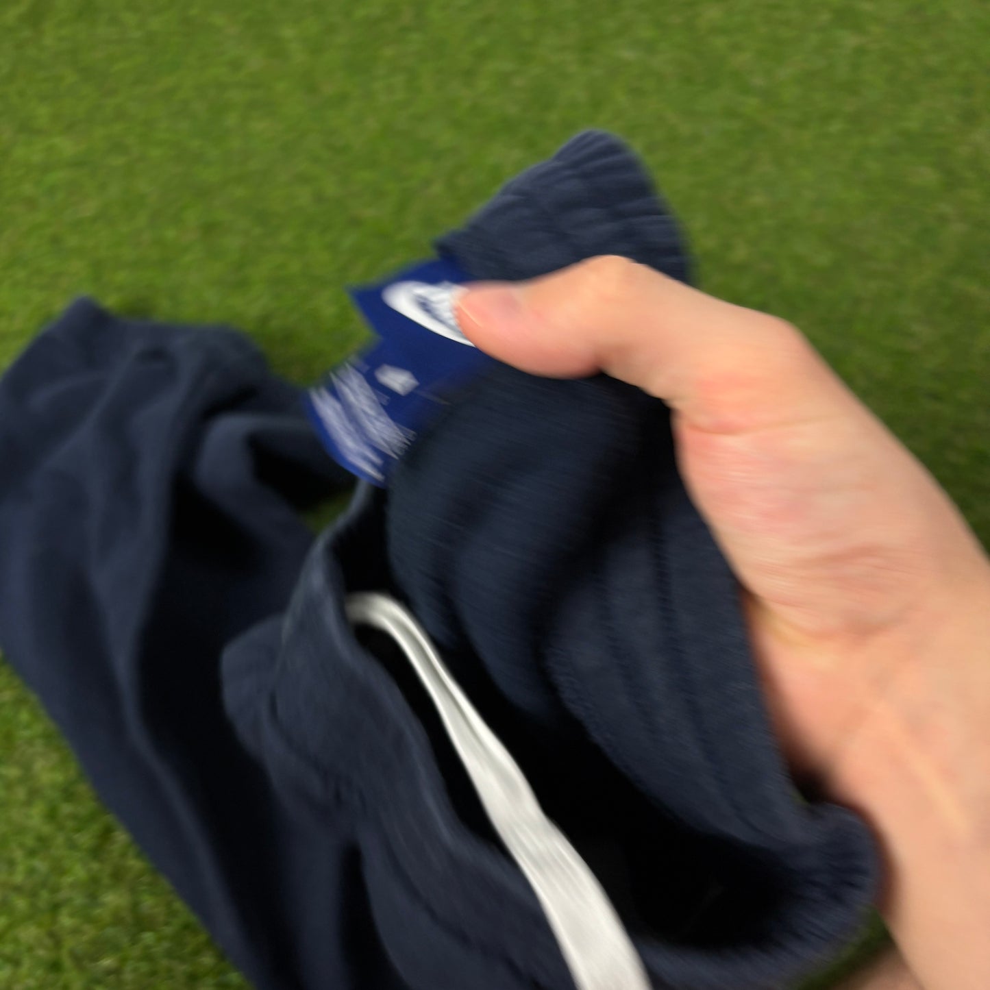 00s Nike Wide Leg Cotton Joggers Blue Small