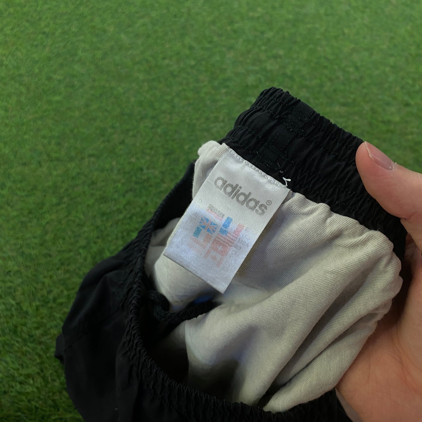 90s Adidas Trefoil Shorts Black XS