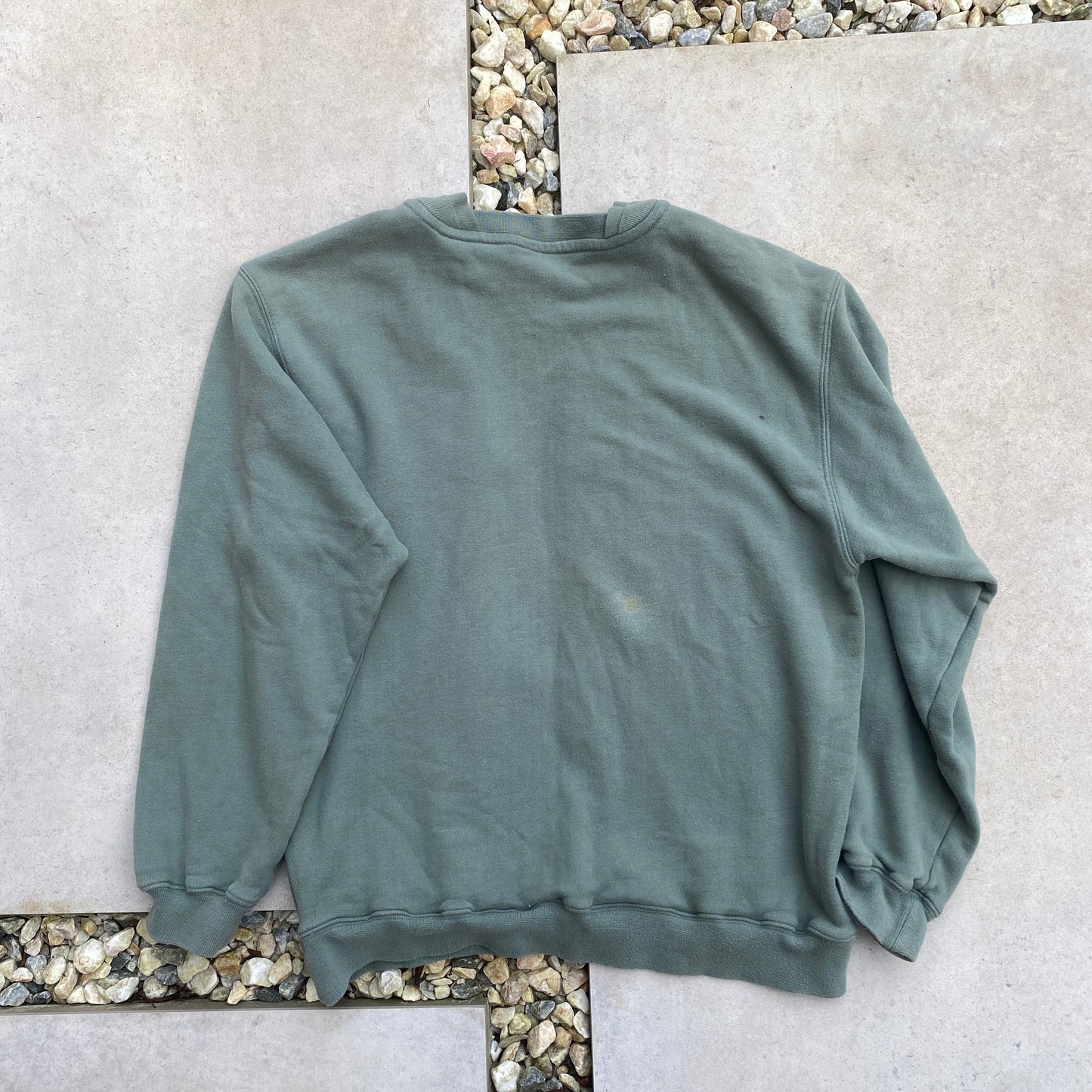 90s Nike Swoosh Sweatshirt Green Small