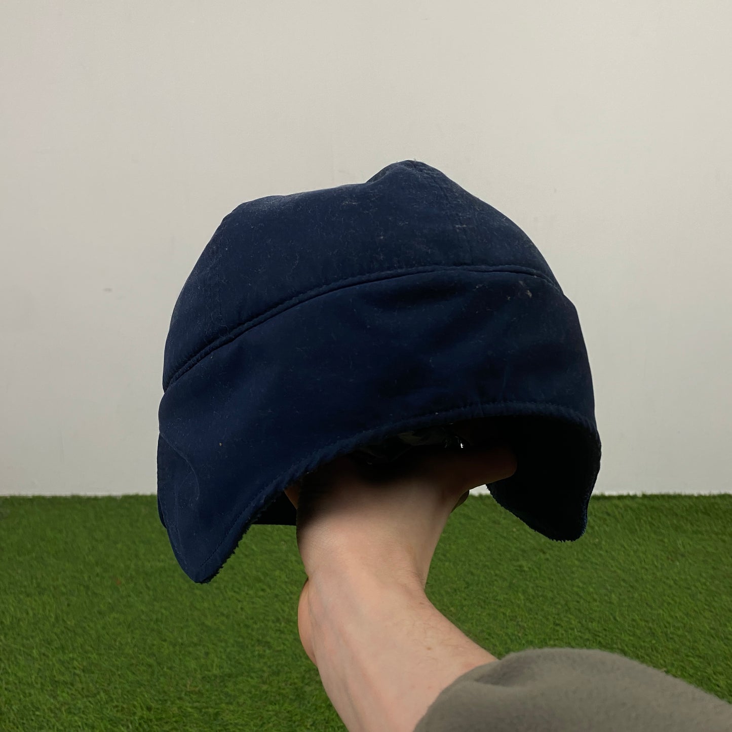00s Nike Ear Flap Trapper Hat Blue