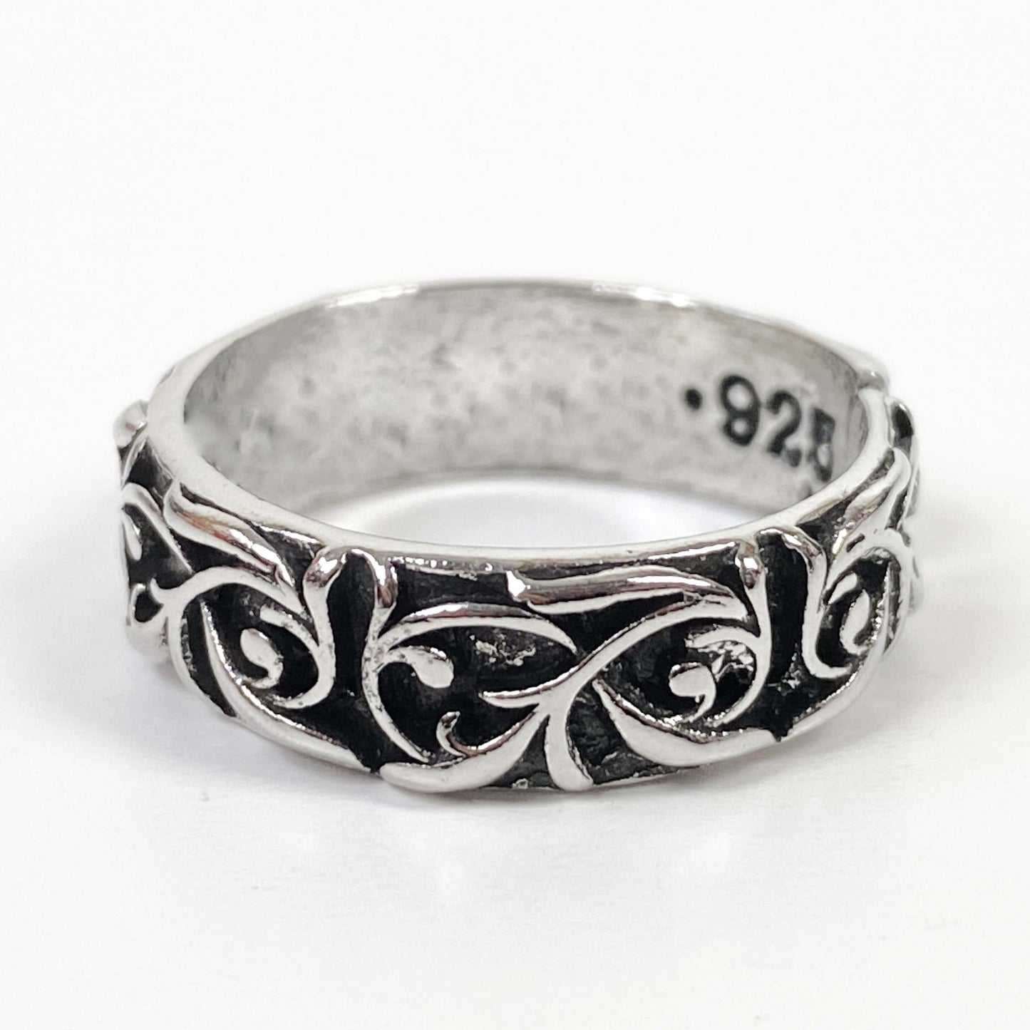 Vintage Retro Adjustable Antique Ring Silver