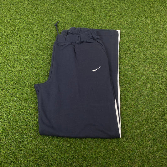 00s Nike Cotton Joggers Blue Small