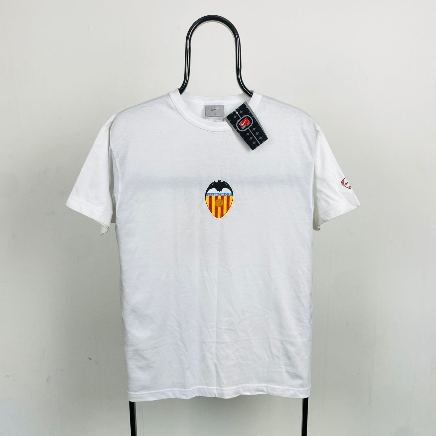 00s Nike Valencia Football T-Shirt White Small