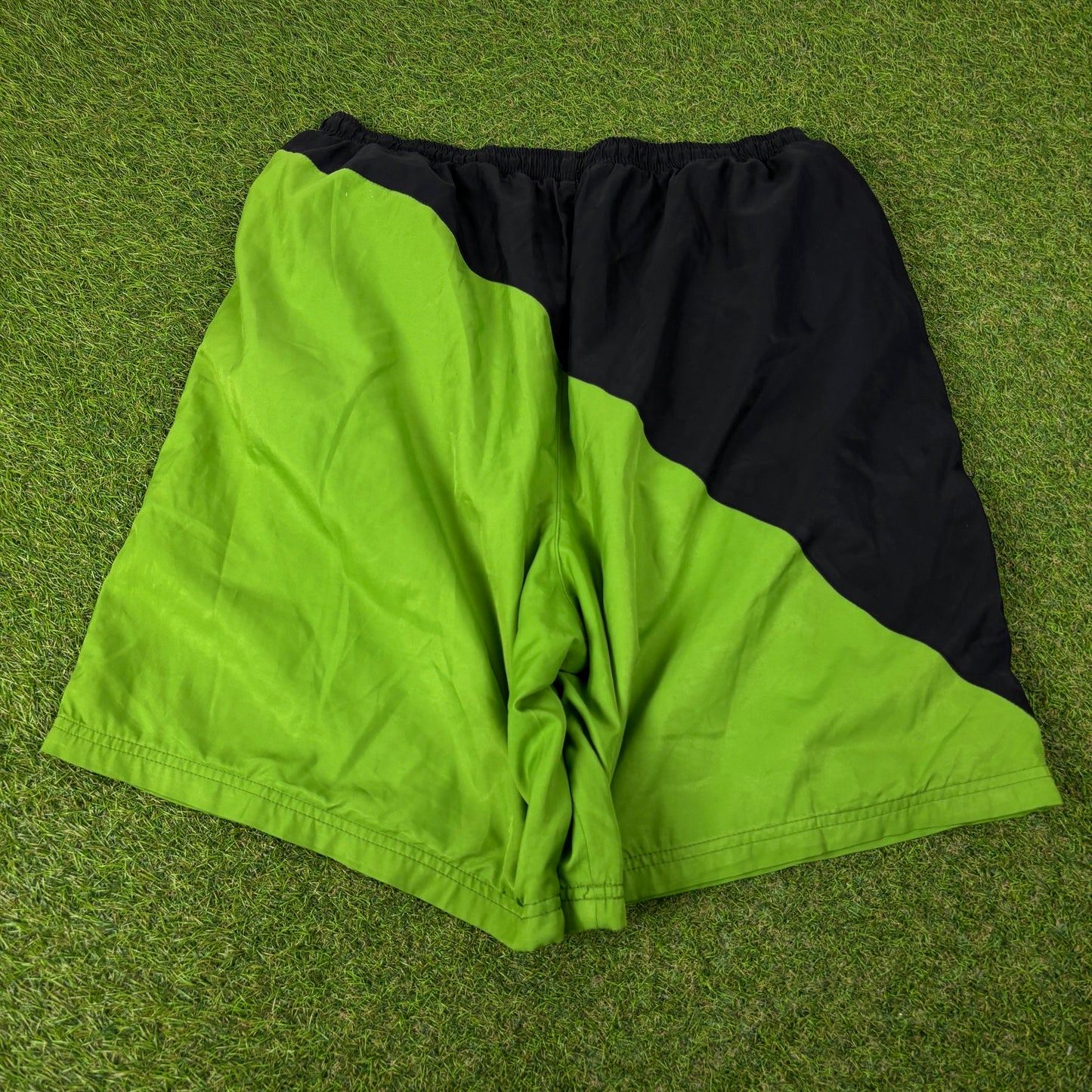 90s Nike Air Jordan Shorts Green Large