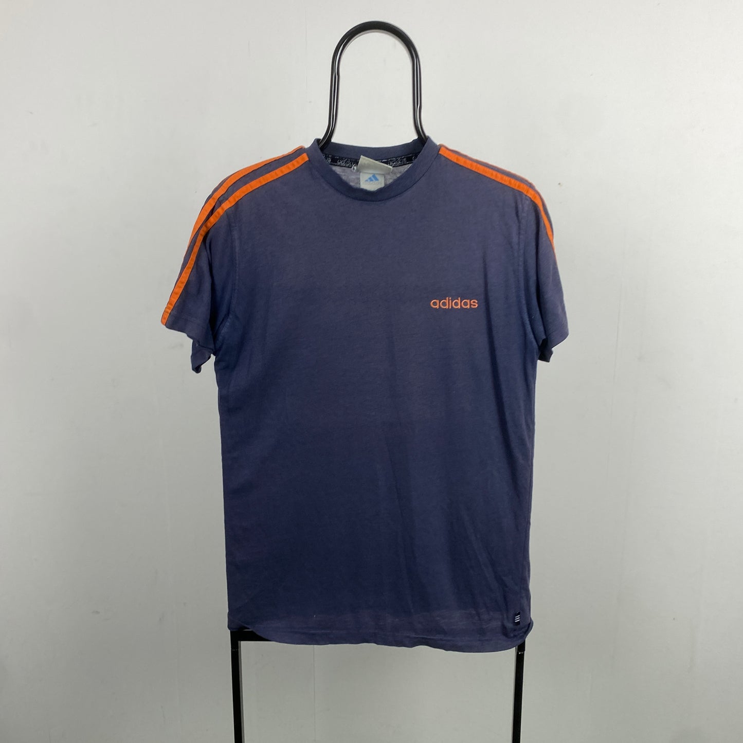 90s Adidas T-Shirt Blue Medium