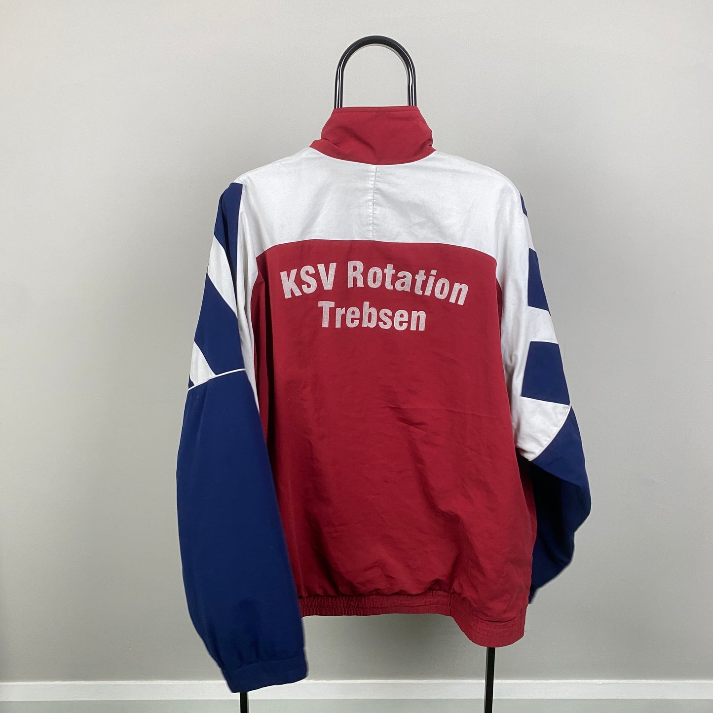 90s Adidas Windbreaker Jacket Red Large