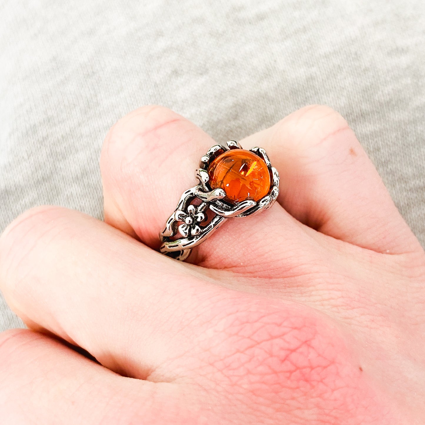 Vintage Orb Signet Ring