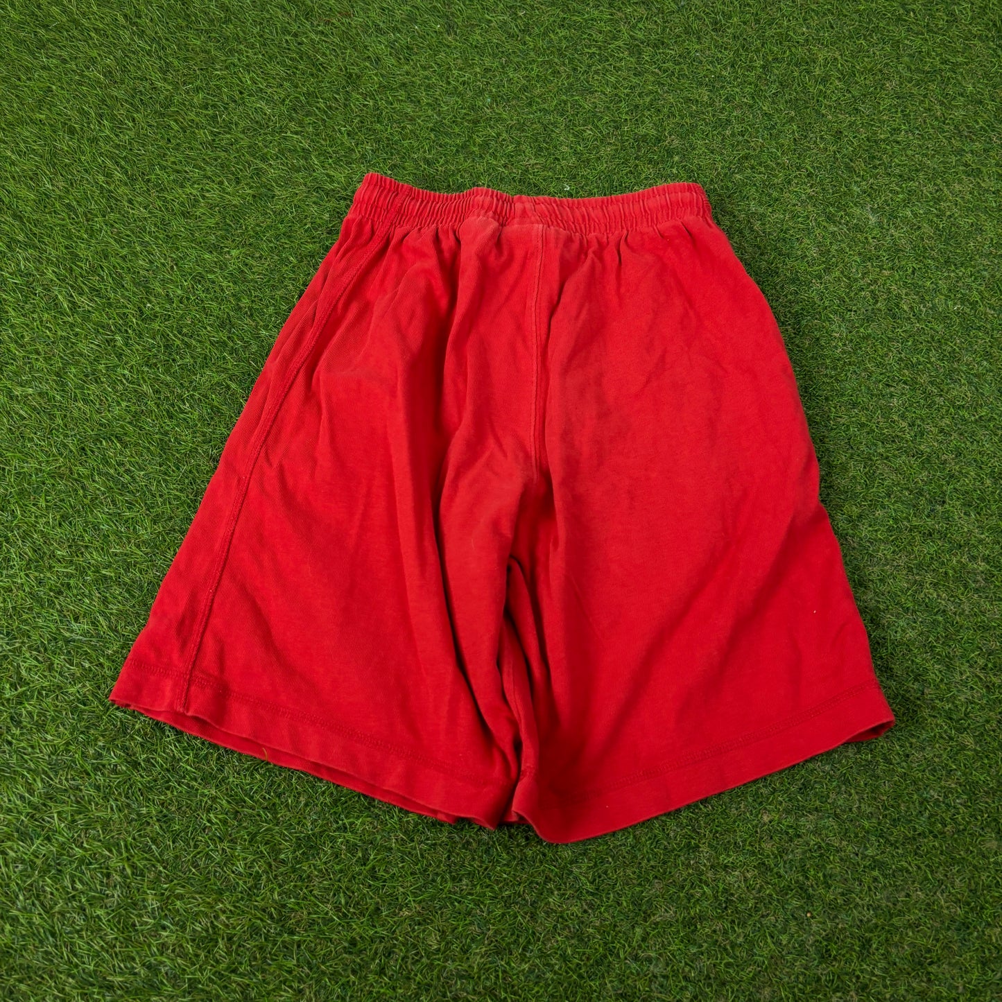 00s Nike Baggy Cotton Shorts Red XS