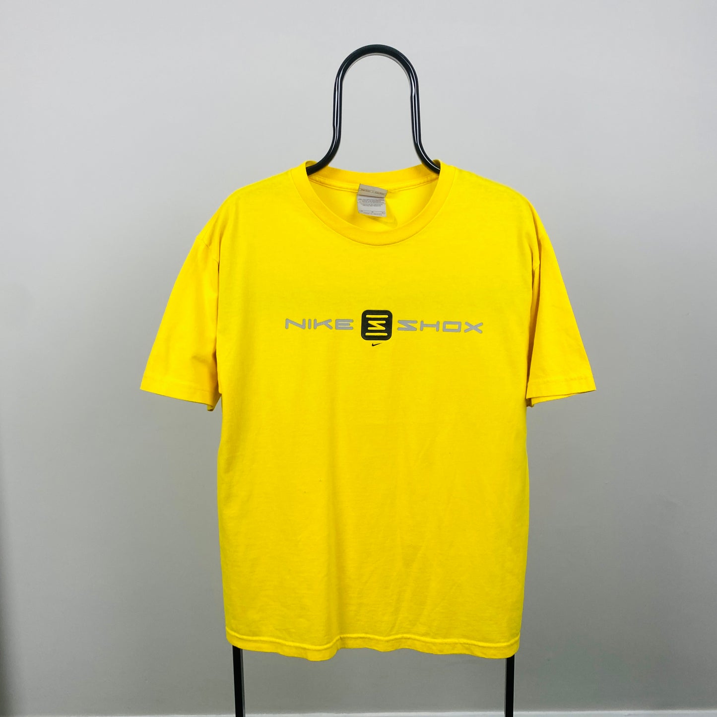 00s Nike Shox T-Shirt Yellow Medium