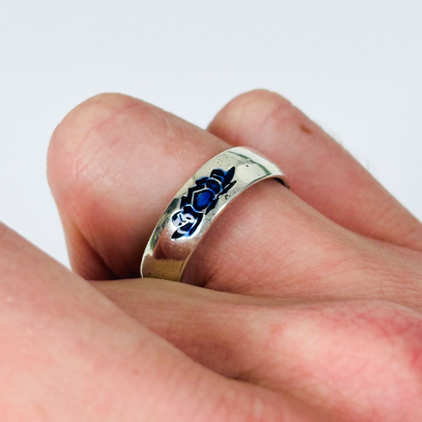 Vintage Lotus Ring Adjustable