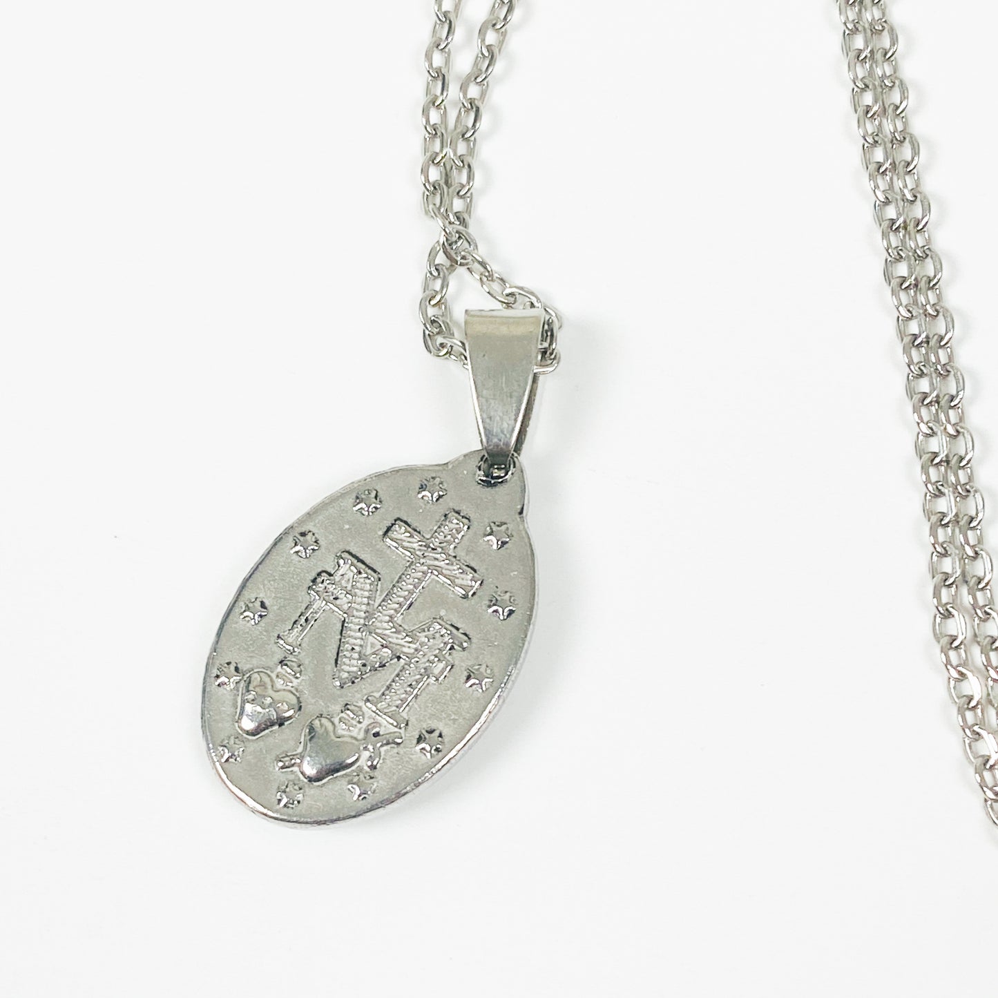 Jesus Piece Necklace .925 Silver