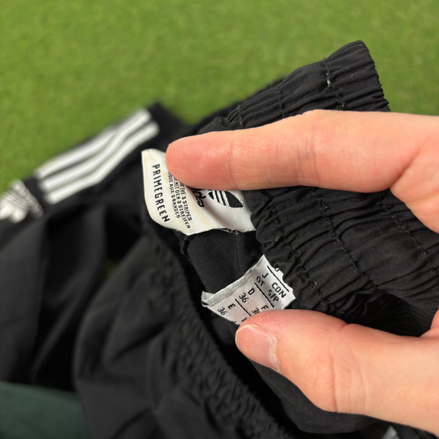 00s Adidas Piping Joggers Black Small