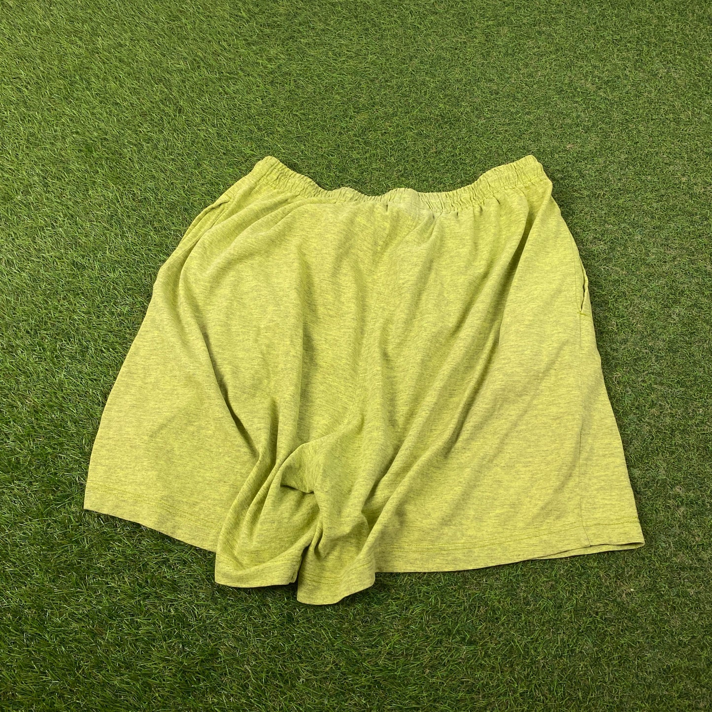 90s Adidas Cotton Trefoil Shorts Green XL