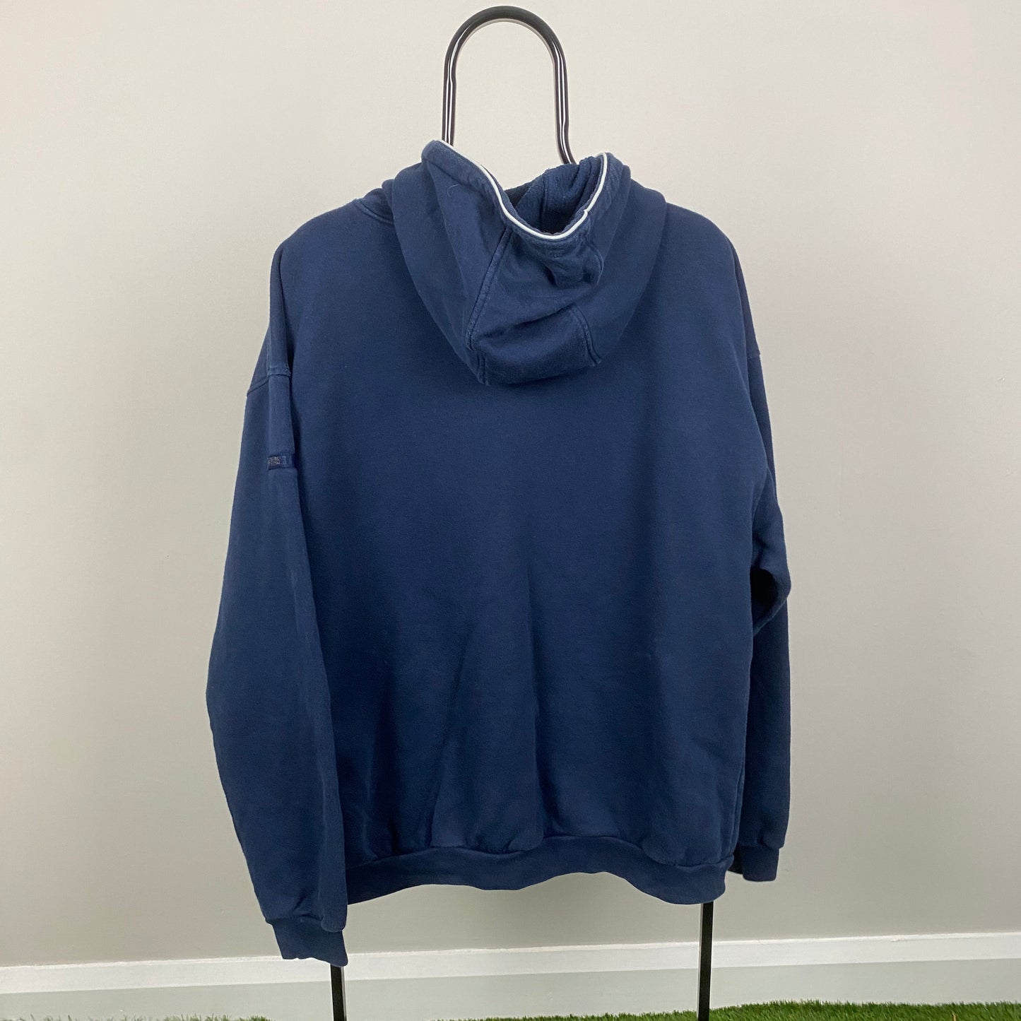 00s Nike Centre Swoosh Hoodie Blue XL