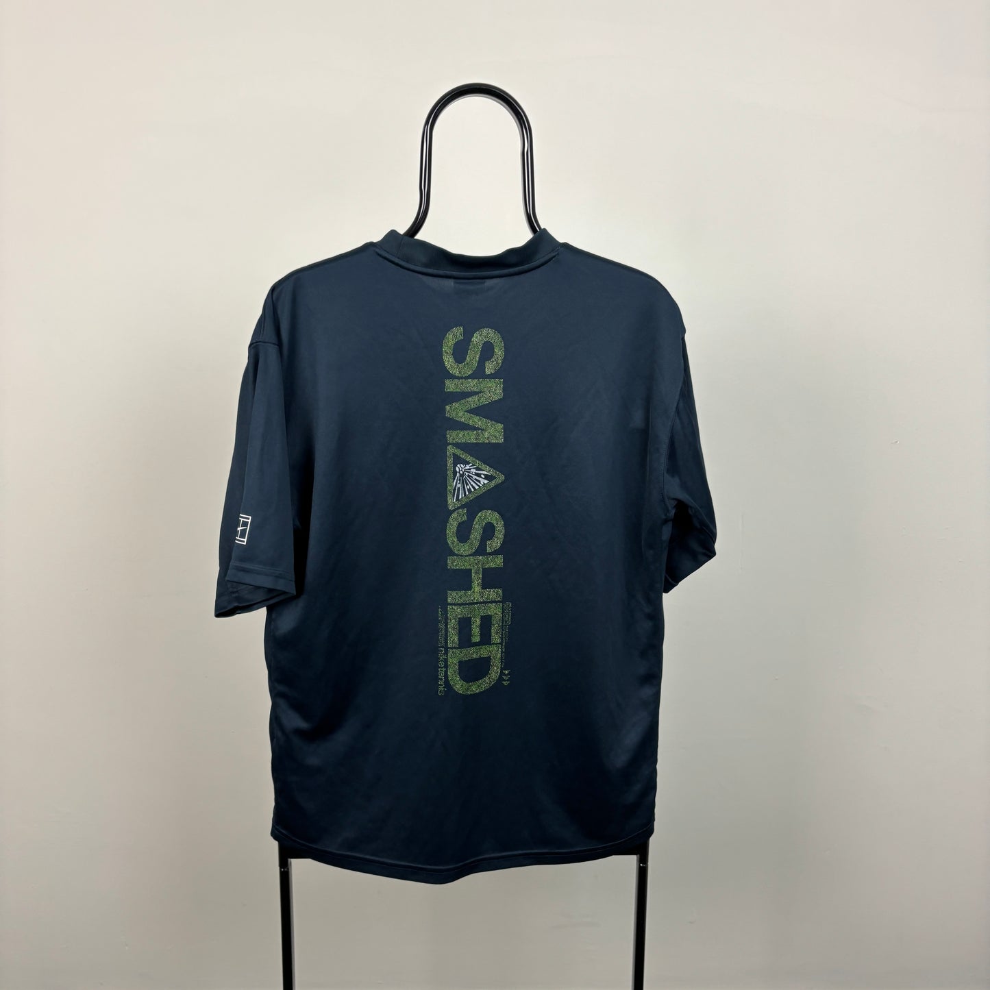 00s Nike Tennis T-Shirt Blue Large